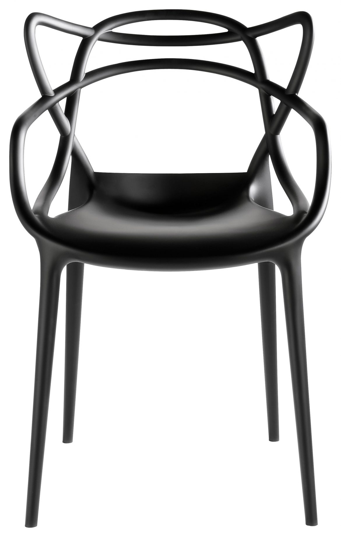 De Kartell Master stoel sluit perfect aan op de minimalistische woonstijl. Verkrijgbaar bij Vesta in het Woonforum.
